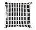 Siena Cushion Cover, White/Black, 50 x 50 cm