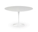 Tulppaani-pöytä, valkoinen/valkoinen laminaatti, ø 120 cm
