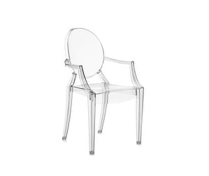 Lou Lou Ghost Children's Chair, Clear