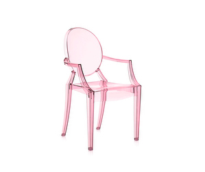 Lou Lou Ghost Children's Chair, Pink