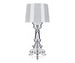 Bourgie Table Lamp, Chrome, with Dimmer