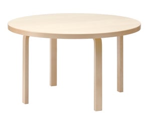 Table 91, Birch, ø 125 cm