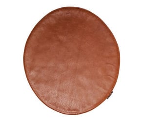 Series 7 Seat Cushion, Wild Leather Cognac