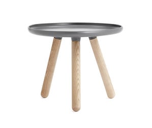 Tablo-pöytä, harmaa/saarni, ⌀ 50 cm