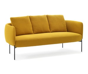 Bonnet Sofa, Fabric Coda 3 Yellow, W 186 cm