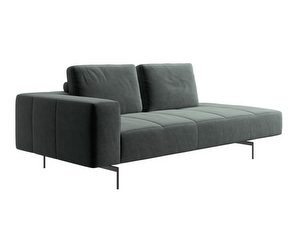 Amsterdam-sohva, Velvet-kangas 3032 vihreä, L 220 cm