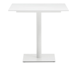 Torino-ruokapöytä, valkoinen, 80 x 80 cm