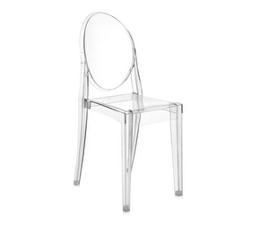 Victoria Ghost Chair, Clear