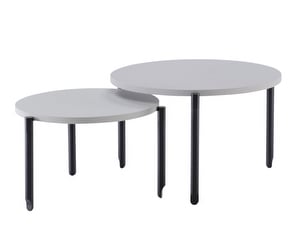 Ballet Coffee Table, Grey/Black, ø 68 cm