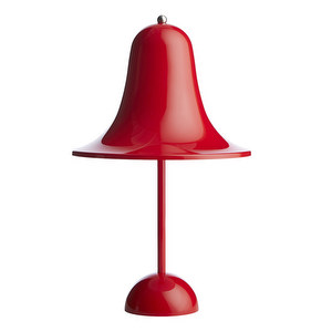 Pantop Portable Table Lamp, Bright Red