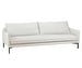 Band Sofa, Fabric Velvety 05 Off-White, W 215 cm
