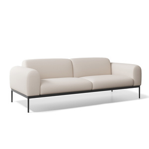 Bon-sohva, Velvety-kangas 05 vaaleanbeige, L 230 cm