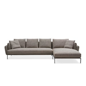 Domino Sofa, Fabric Baltimore 04 Beige, W 289 cm