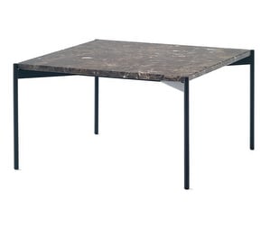 Plateau Coffee Table, Brown/Marble, 90 x 90 cm