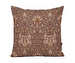 Decorative Cushion, Snakeshead Claret / Gold, 50 x 50 cm