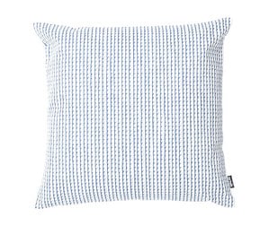 Rivi-tyynynpäällinen, valkoinen/sininen, 40 x 40 cm