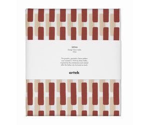 Siena-kanvaskangas, tiilenpunainen/hiekka, 150 x 300 cm
