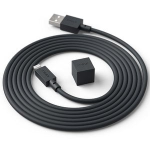 Cable 1 -kaapeli, Stockholm Black, USB-A/Lightning