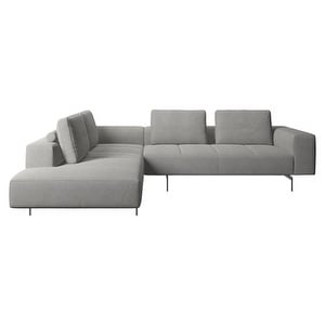 Amsterdam Corner Sofa, Tomelilla Fabric 3142 Grey, W 288 cm