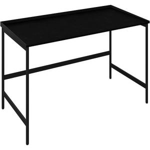 Asti-työpöytä, musta, 121 x 65 cm