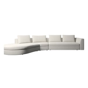Bergamo Chaise Sofa, W 410 cm