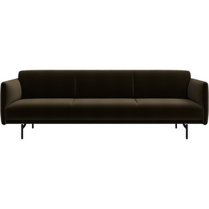 Berne-sohva, Velvet-kangas ruskea, L 226 cm