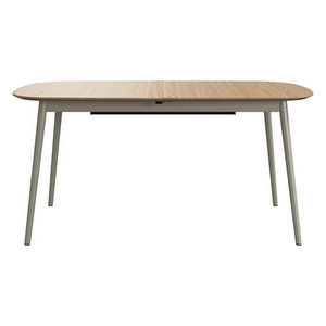 Kingston Extendable Dining Table, Oak / Ash Grey, 100 x 160/230 cm