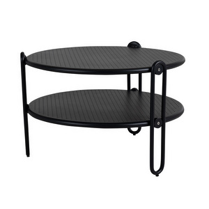 Blixt Coffee Table, Black, ø 65 cm