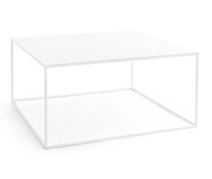 Thin-sohvapöytä, valkoinen, 70 x 70 cm