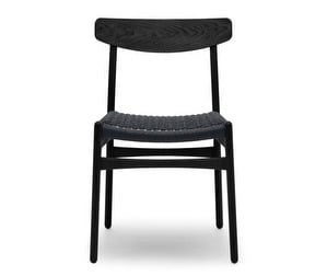 CH23 Chair, Black Oak / Black