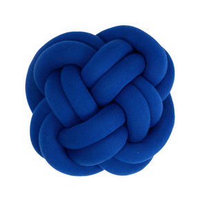 Knot Cushion, Bright Blue