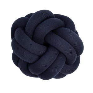 Knot Cushion, Dark Blue