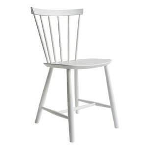 J46 Chair, Beech/White