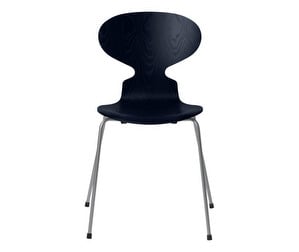 Ant Chair 3101, Midnight Blue/Silver Grey, Coloured Ash