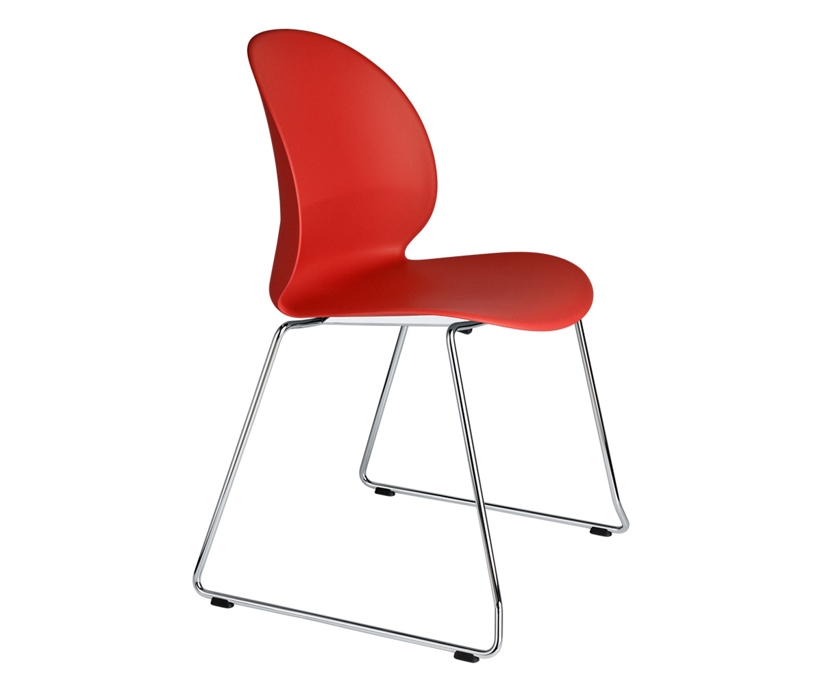 Fritz Hansen N02 Recycle Chair, Dark Red