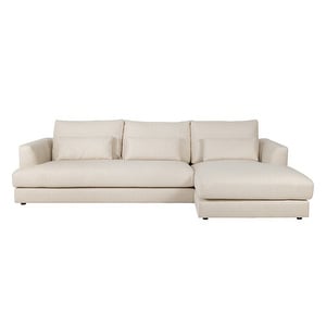 Eden Chaise Sofa, Marilyn Fabric White, Right