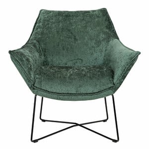 Egon Armchair, Mercedes Fabric Green
