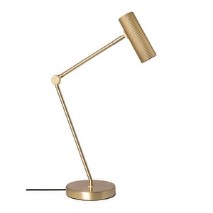 Hubble Read Table Lamp, Brushed Brass
