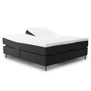 Ambassadör Aqtive II Adjustable Bed, Black-Grey, 180 x 200 cm, Medium+Firm