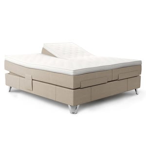 Supreme Aqtive II Adjustable Bed, Natural Beige, 180 x 200 cm