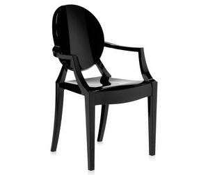 Lou Lou Ghost Children's Chair, Black