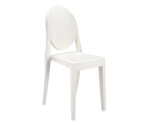Victoria Ghost Chair, White