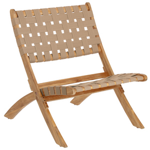 Chabeli Folding Chair, Beige