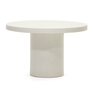 Aiguablava-ruokapöytä, valkoinen, ø 120 cm