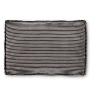 Blok Cushion, Grey Corduroy, 40 x 60 cm