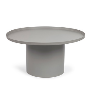 Fleksa Coffee Table, Grey, ⌀ 72 cm