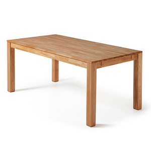 Isbel Extendable Dining Table, Oak, 90 x 180/260 cm