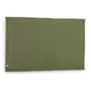 Tanit-sängynpääty, vihreä pellava, 186 x 106 cm