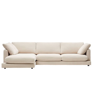 Gala Chaise Sofa, Beige, W 300 cm