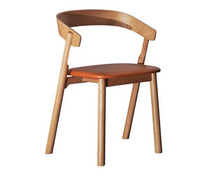 Nude Chair, Oak/Cognac Leather